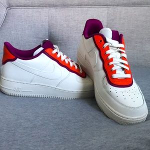 Nike Air Force 1 07 Sail/ Orange